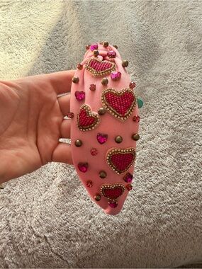 Heart Embellished Headband